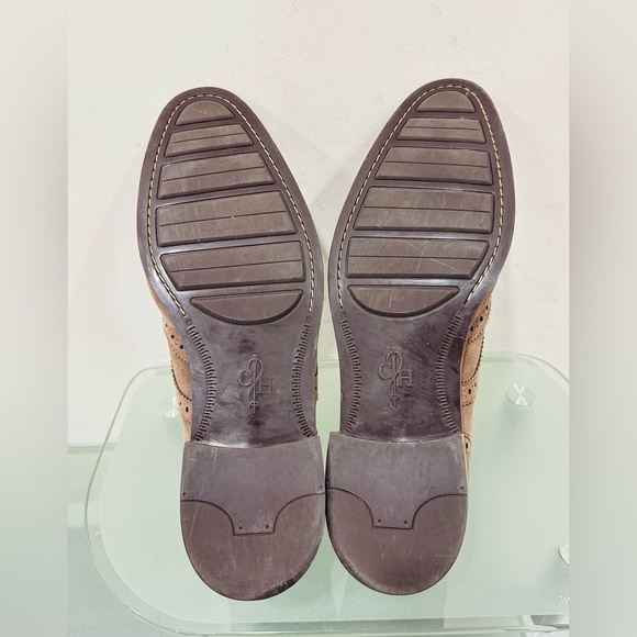 Cole Haan Grand OS Mens Size 11 Brown Leather Dress Formal Wingtip Shoes - Picture 7 of 8